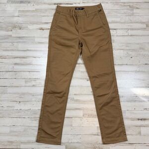 Vans Authentic Chino Mens Size 28 Slim Fit Brown Casual Pants